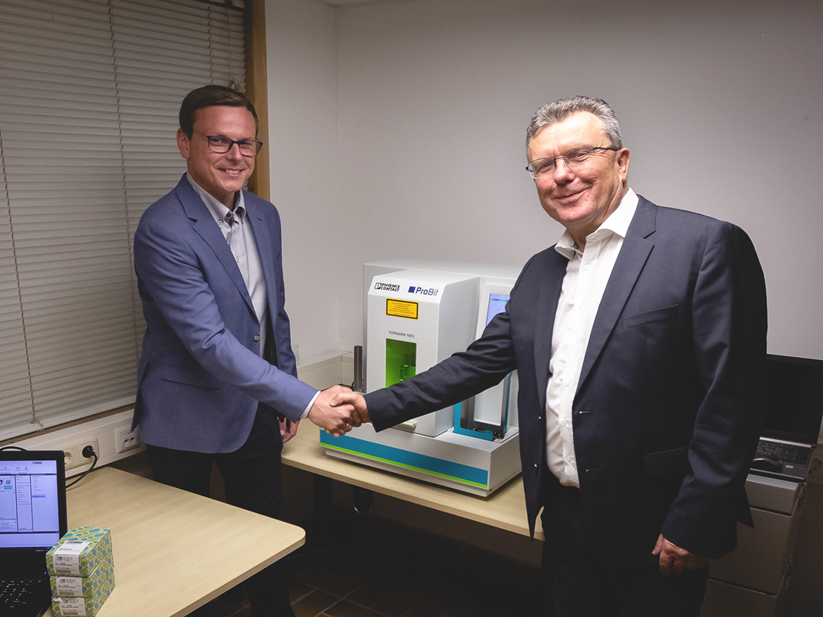 ProBit - Übergabe des neuen Laser