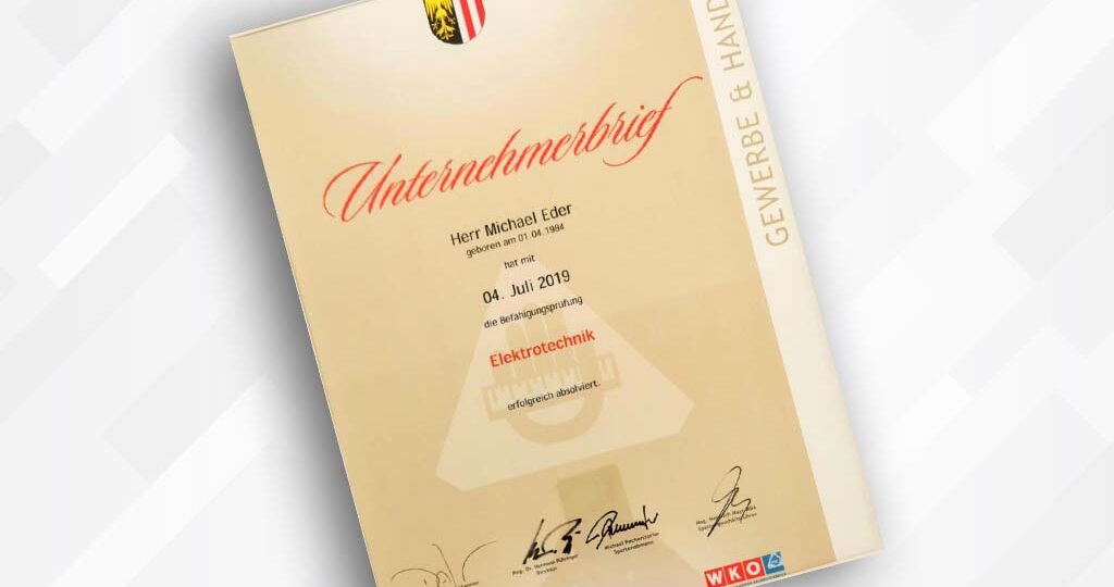 Unternehmerbrief-Elektrotechnik